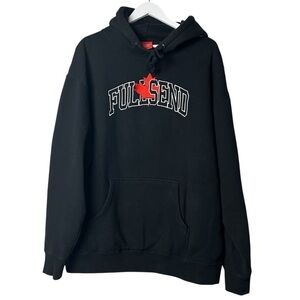 Full Send Nelk Boys Hockey Black Hoodie Pullover Jersey Team Canada Men’s SZ XL